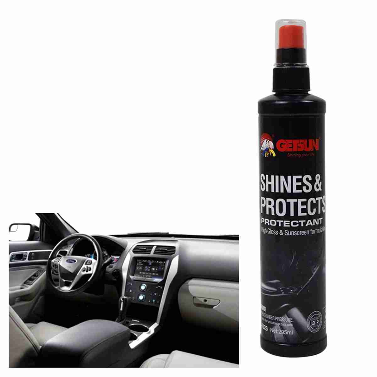 Getsun G-7026 A Universal Shine & Protects Black 295ml - Thumbnail 2