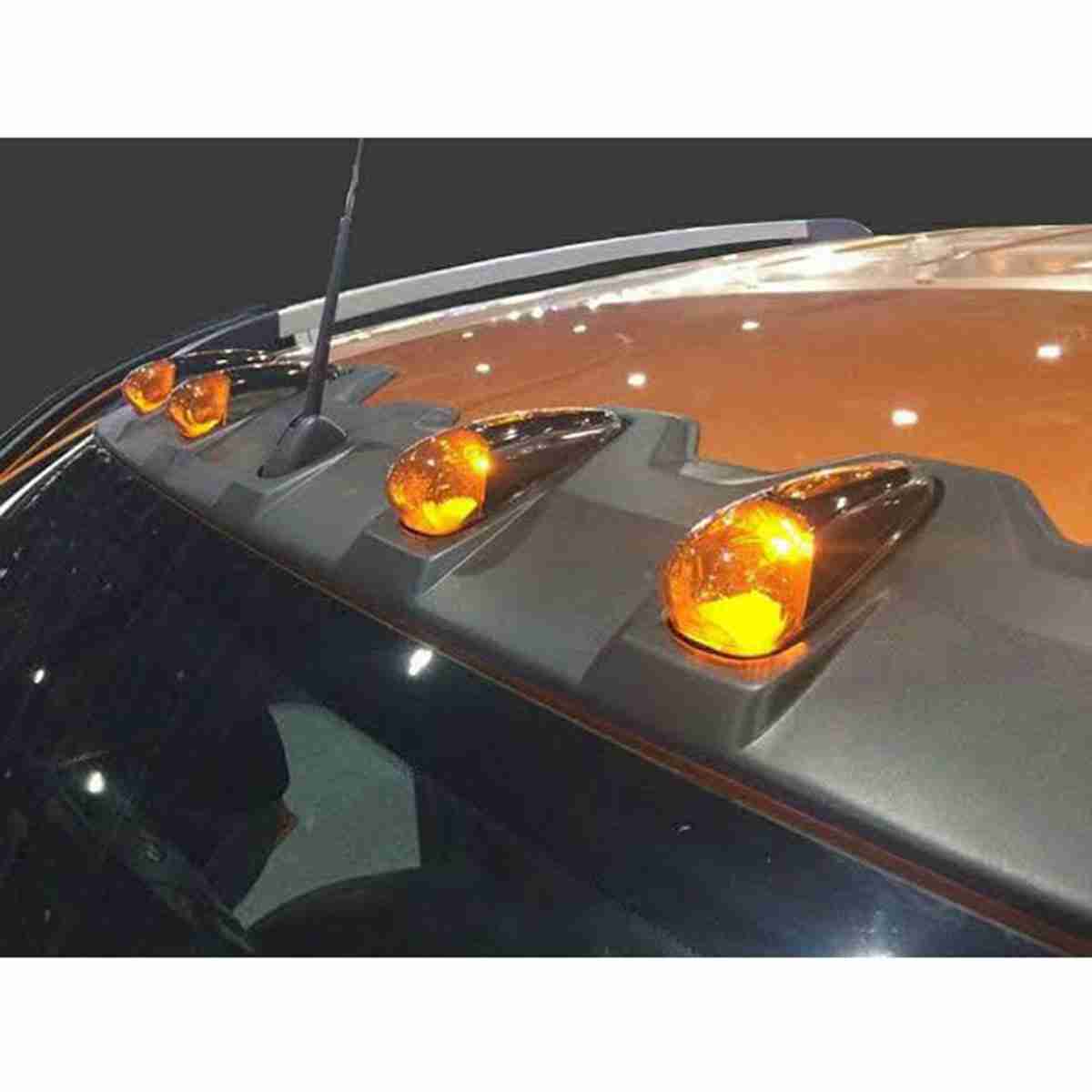 Front Roof LED Spoiler Hummer Style for Toyota Hilux Revo 2016 to 2020 - Thumbnail 2