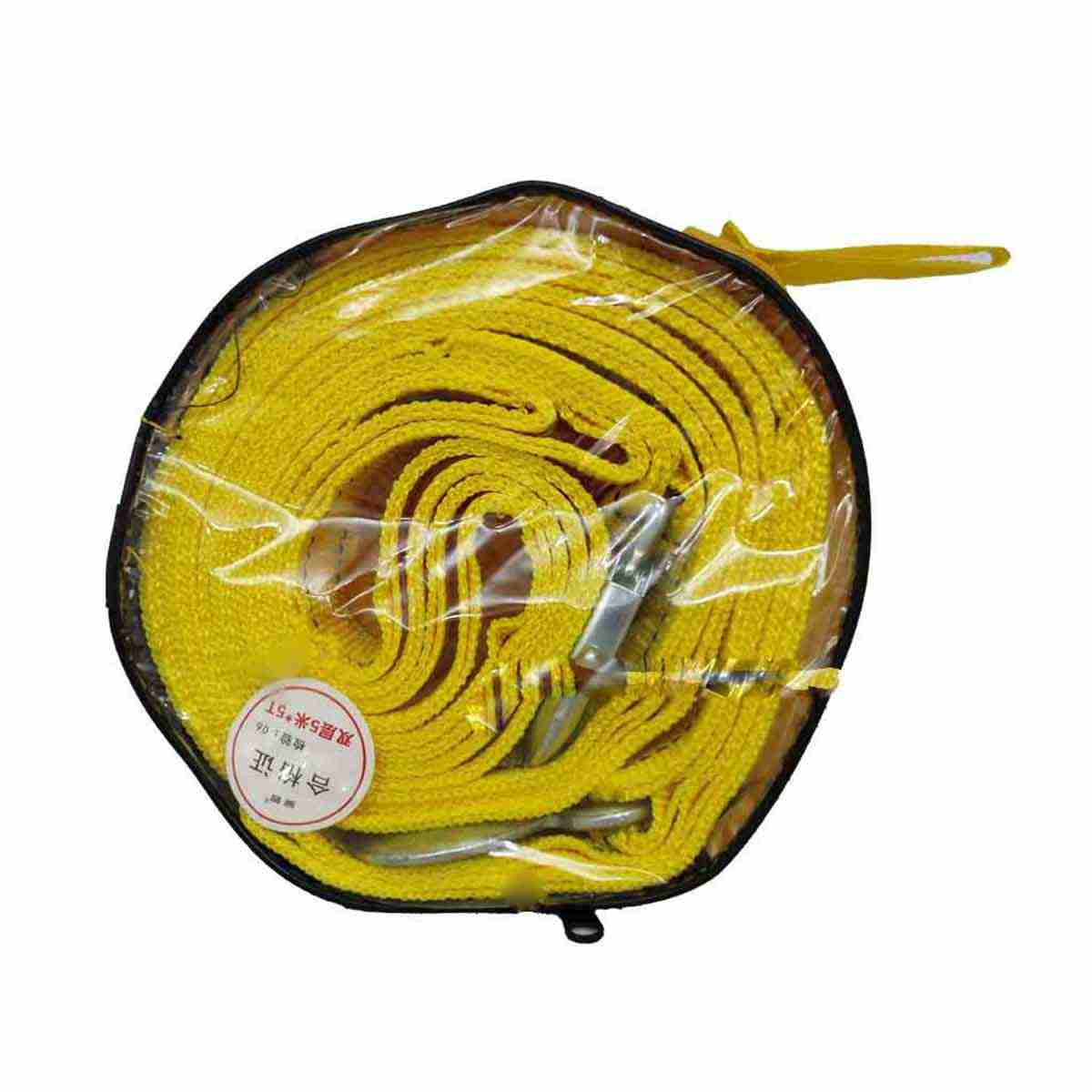 Heavy Duty 5 Ton Car Tow Cable - Towing Pull Rope Strap Hooks 4M - Thumbnail 2