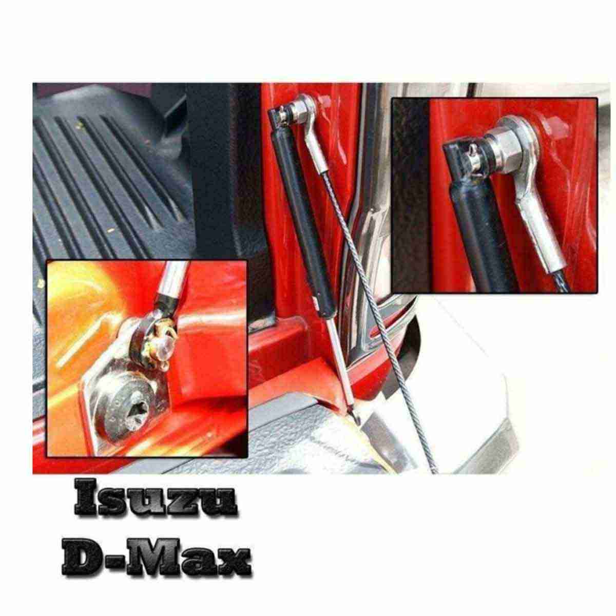Rear Tailgate Slow Down Shock Up Strut Holden For Isuzu D-Max 2018 to 2021 - Thumbnail 2