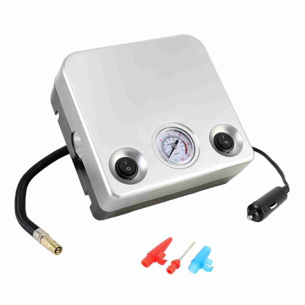 Car Portable Air Compressor Tire Inflator 12V 80PSI AC 595 - Thumbnail 3