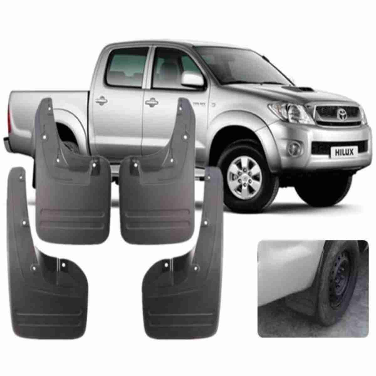 Toyota Hilux Vigo Mud Flaps 2005 to 2016 - Thumbnail 2