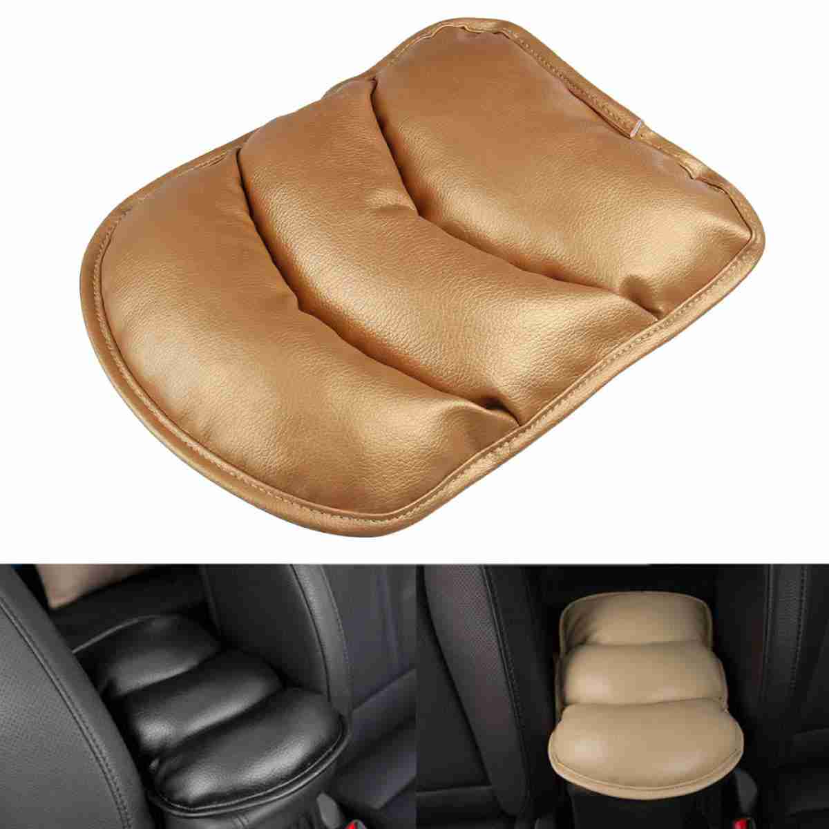 Universal Arm Rest PU Cushion /Car Armrest CushionCar Seat Cover Auto Center Arm Rest - Thumbnail 2