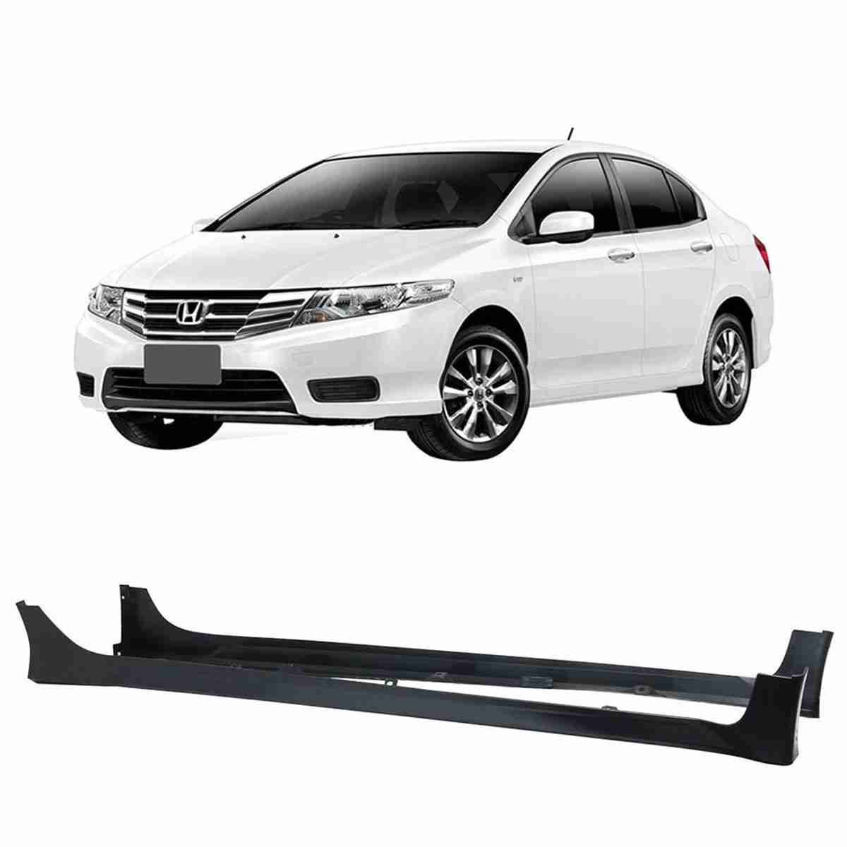 Honda City Side Skirts / Panels imported PU Plastic 2009 to 2019 - Image 1