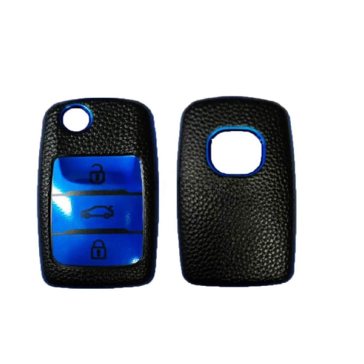 Alsvin Leather Design Plastic Key Cover Blue Model 2021 to 2022 - Image 1