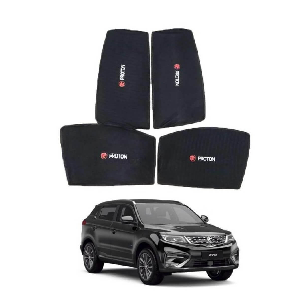 Proton X70 Side Sunshade with Logo Model 2020 to 2021 - Image 1