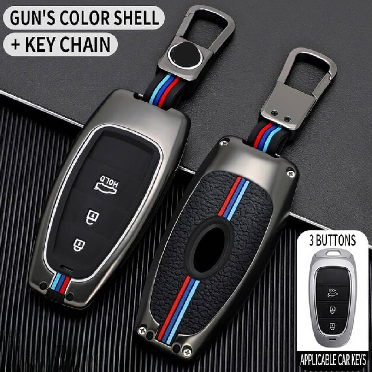 Hyundai Sonata Key Cover Metal Shell 2021 - Image 1