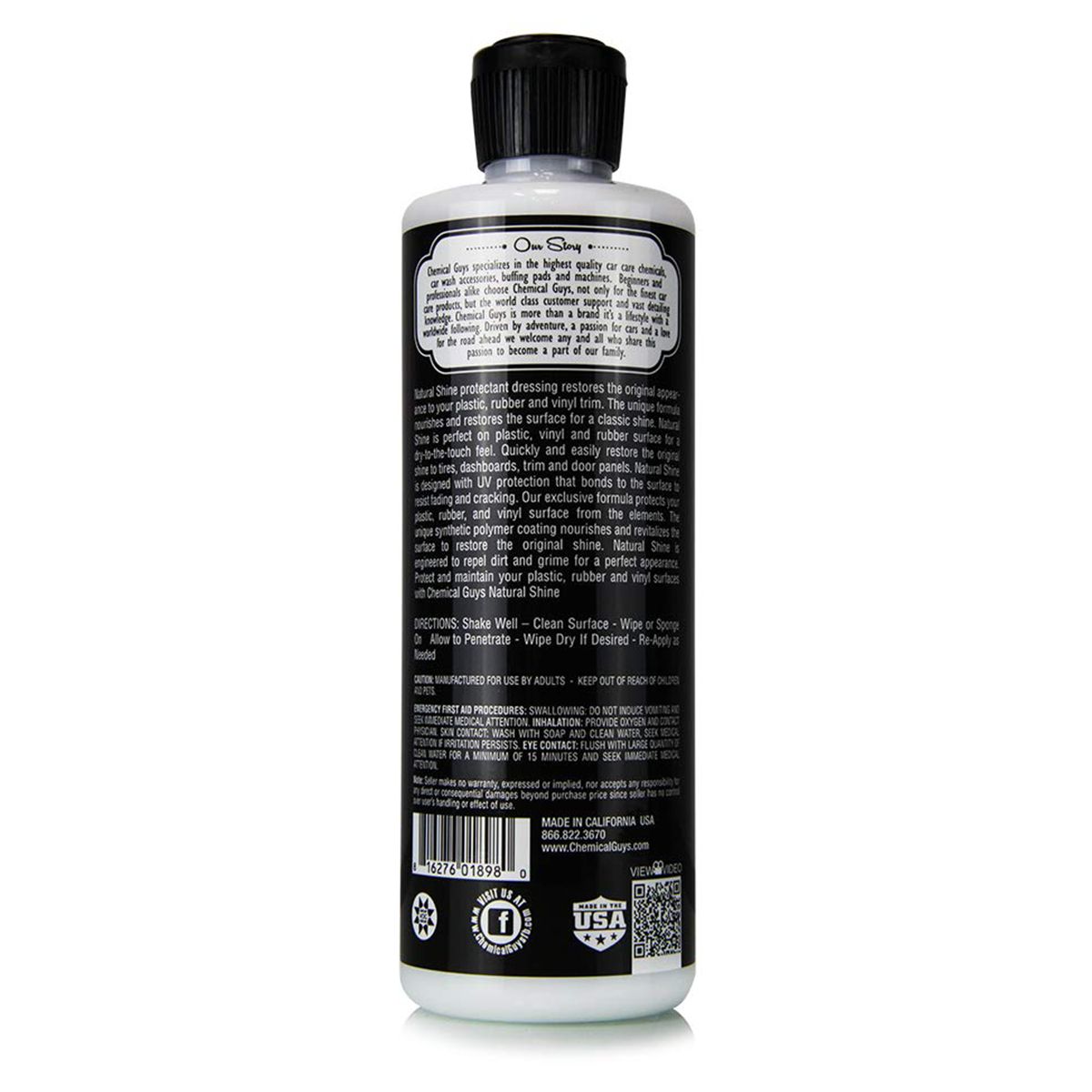 Chemical Guys Vintage Natural Shine Dressing (16 oz.) - Thumbnail 2