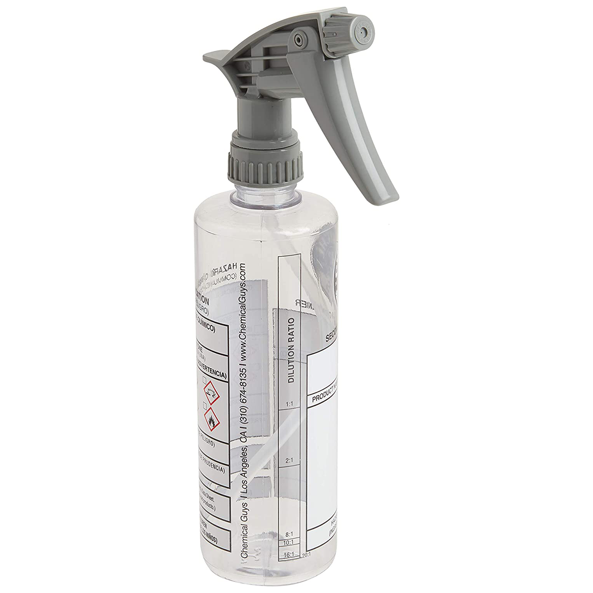 Chemical Guys Dilution Bottle With Heavy Duty Sprayer (16 oz.) - Thumbnail 2
