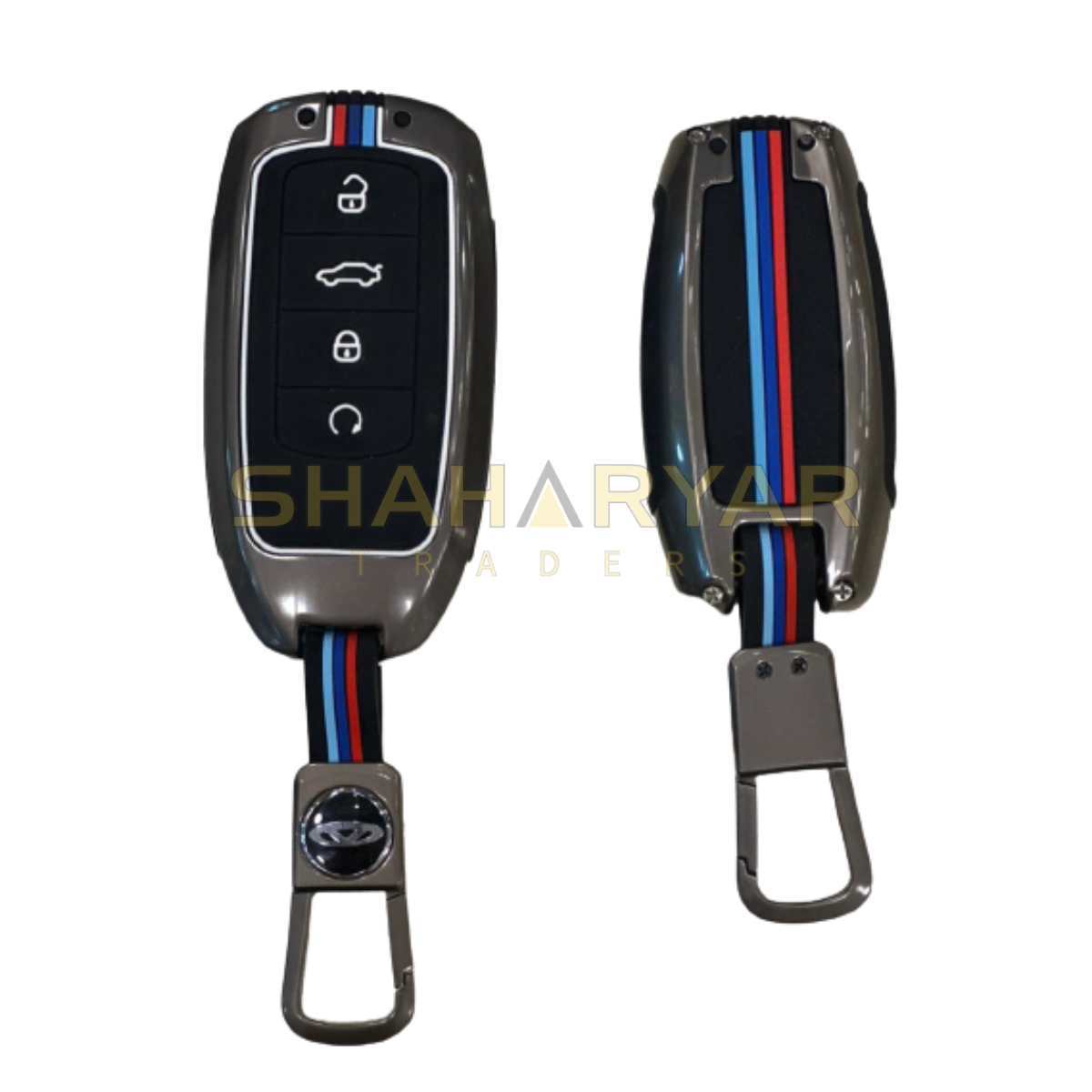 Chery Tiggo 8 Pro Key Cover with Metal Shell - Model 2021 - 2023 - Thumbnail 2