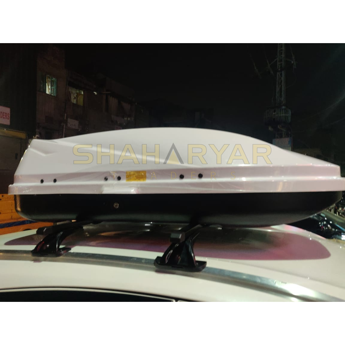 Roof Utility Box | Cargo Carrier Box - Silver Grey Color - Thumbnail 2