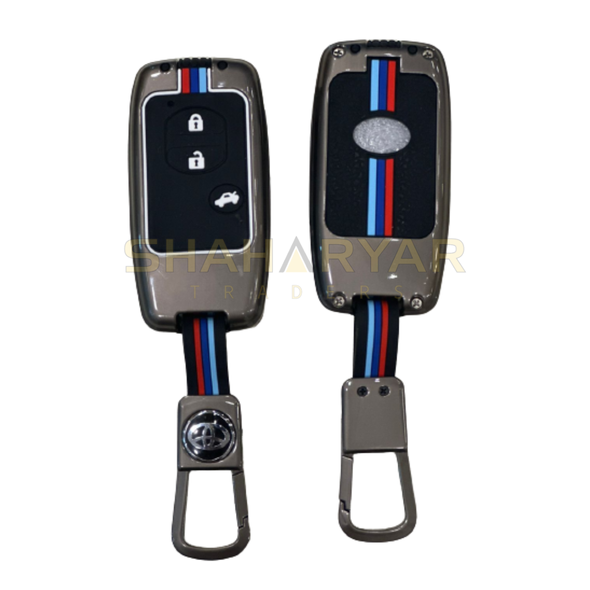 Toyota Aqua Key Cover with Metal Shell - Model 2015 - 2022 - Thumbnail 2