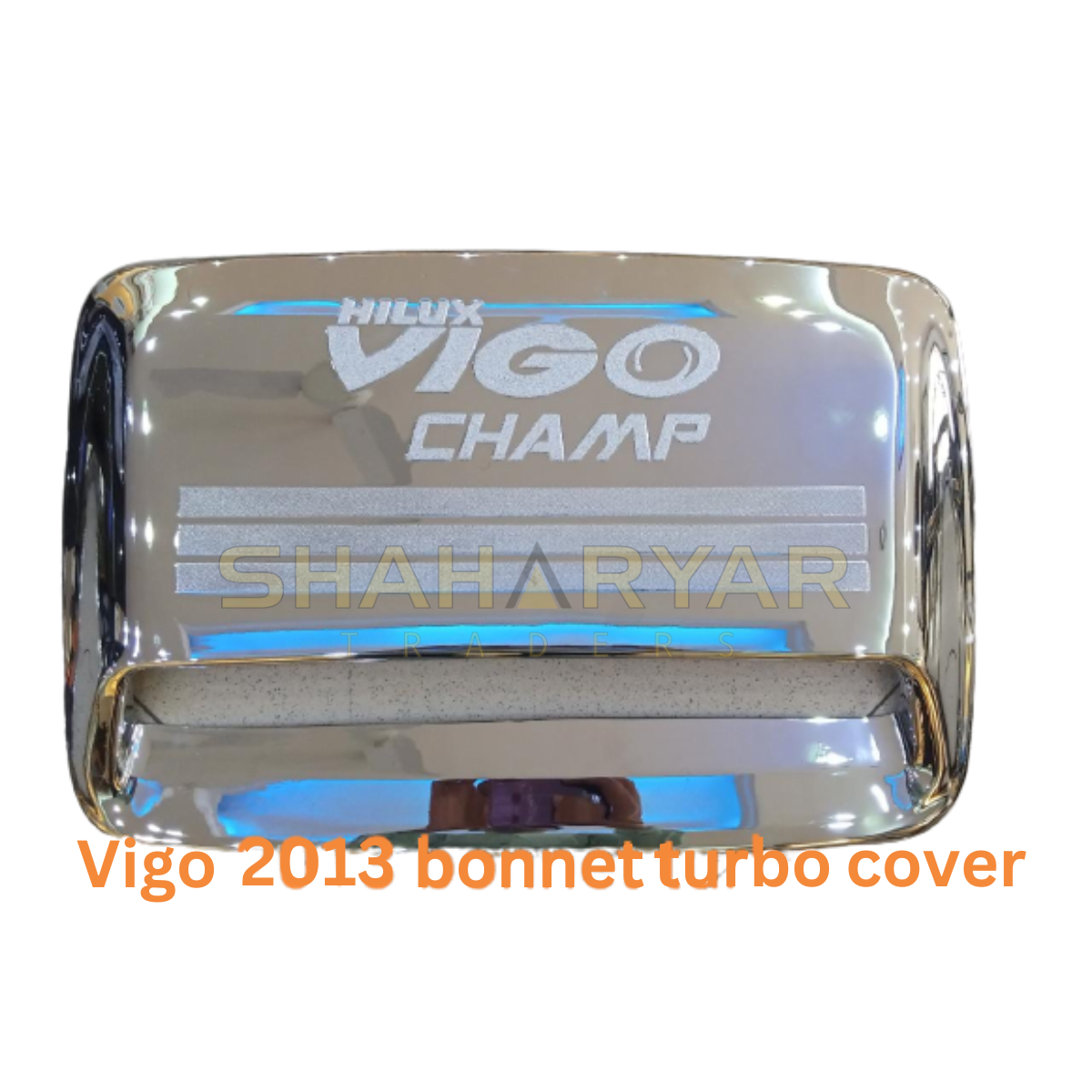 Toyota Hilux Vigo Chrome Hood Scoop Cover Trim - Model 2011 - 2013 - Image 1