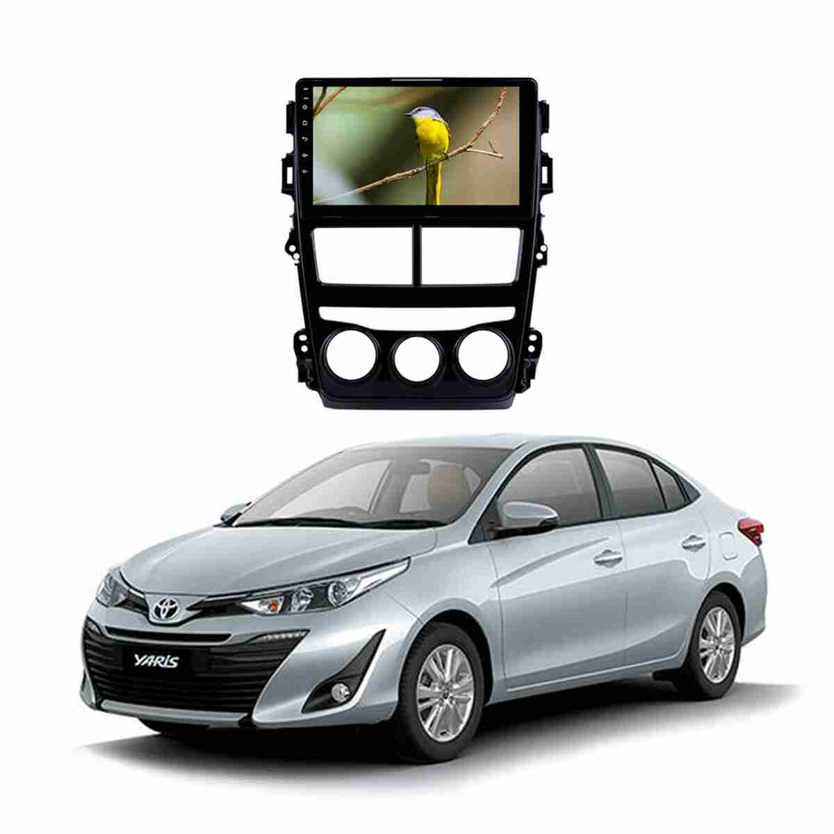 Toyota Yaris 1.3 2020 Android Panel HD Player IPS Display Multimedia System - Image 1