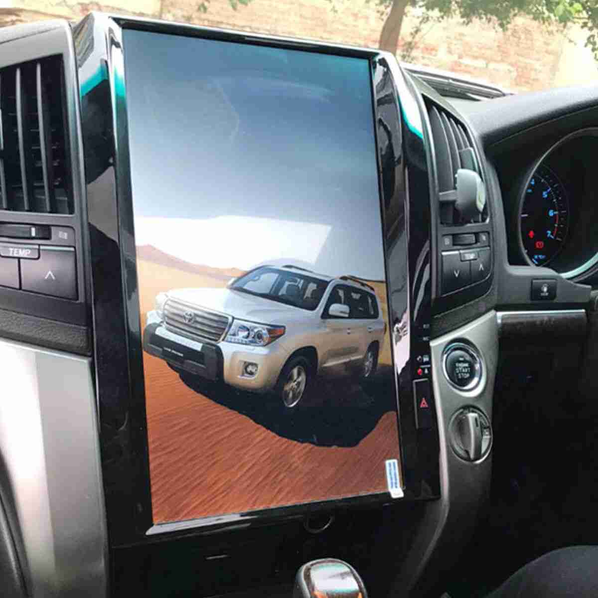 Toyota Land Cruiser FJ200 2009 to 2013 Android Tesla IPS Display High Version 16 Inches - Thumbnail 4