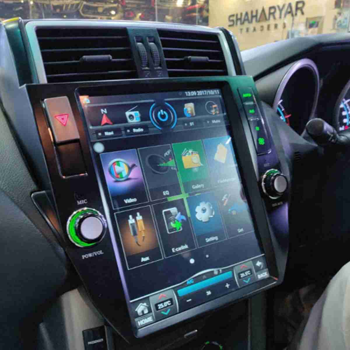 Toyota Prado FJ150 2008 to 2012 Android Tesla LCD Screen IPS Display Multimedia System - Thumbnail 2