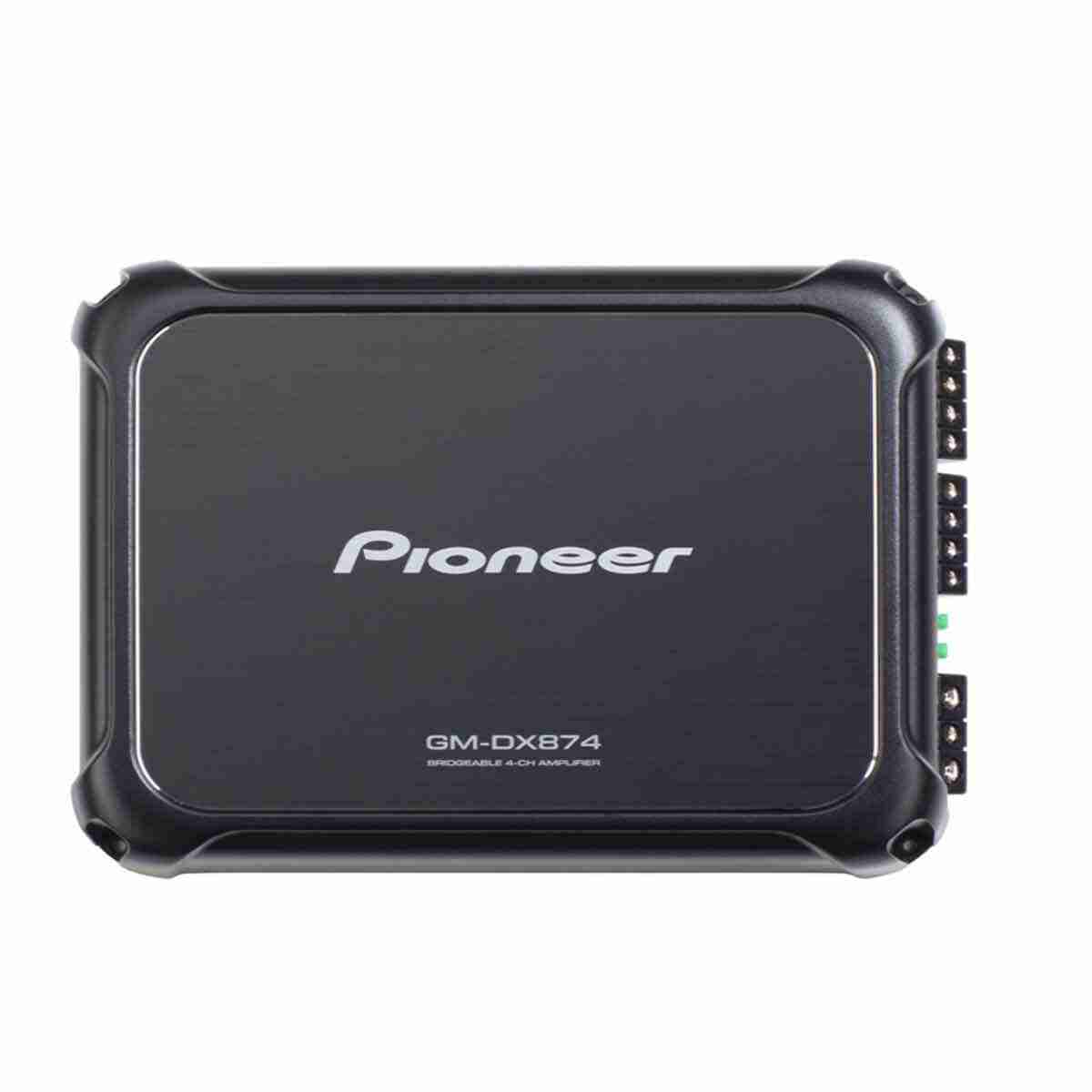 Pioneer GM-DX874 Class FD 4-Channel Bridgeable Amplifier with Gold-plated RCA Terminals, Hi-Res Audio Capable, HQ Sound Parts and Wired Bass Boost Remote 2020 to 2021 - Image 1