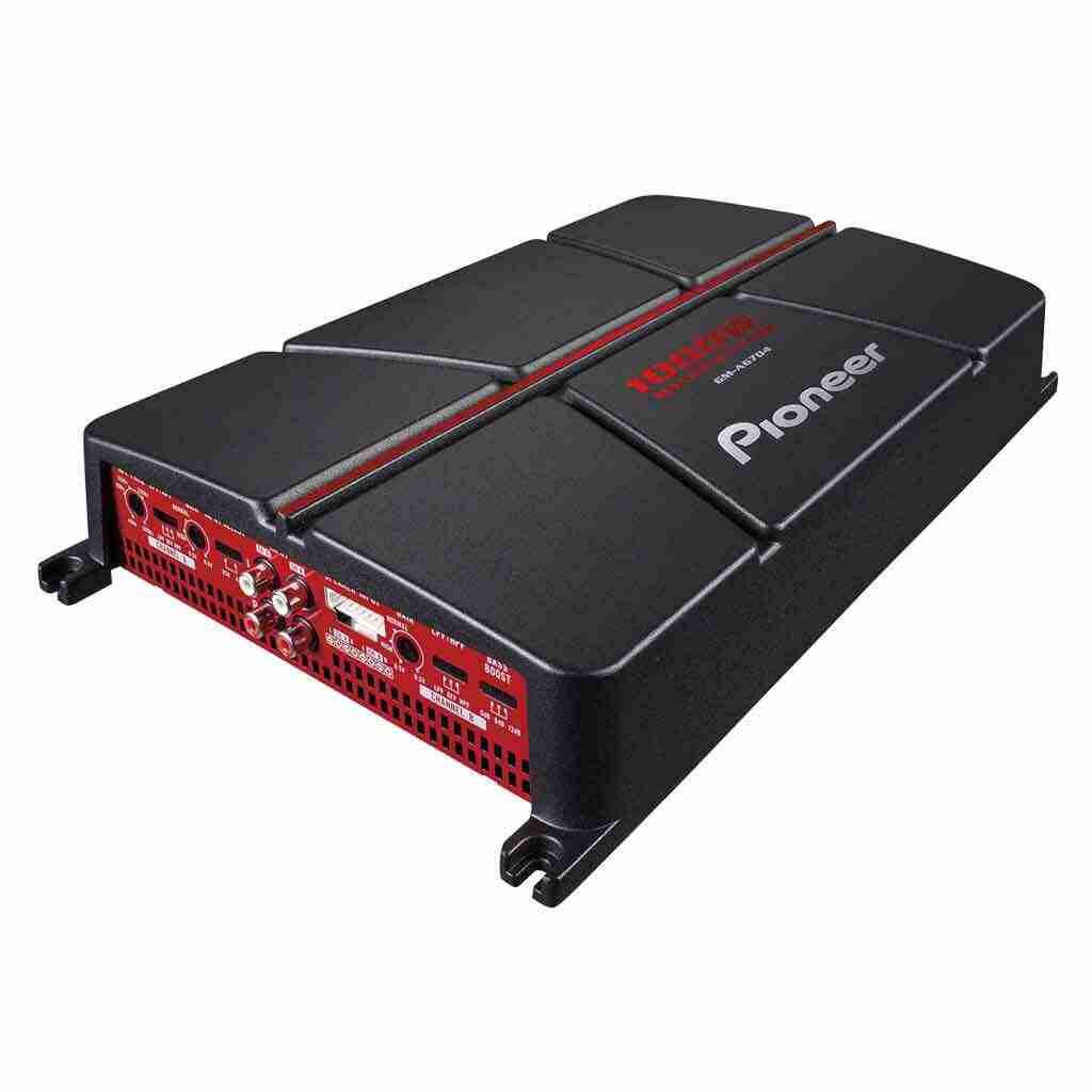 Pioneer GM-A6704 4-Channel Bridgeable Amplifier with Bass Boost - Image 1