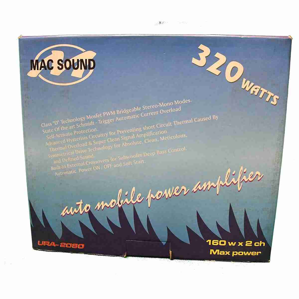 MAC Sound URA-2080 2CH Amplifier - Thumbnail 2