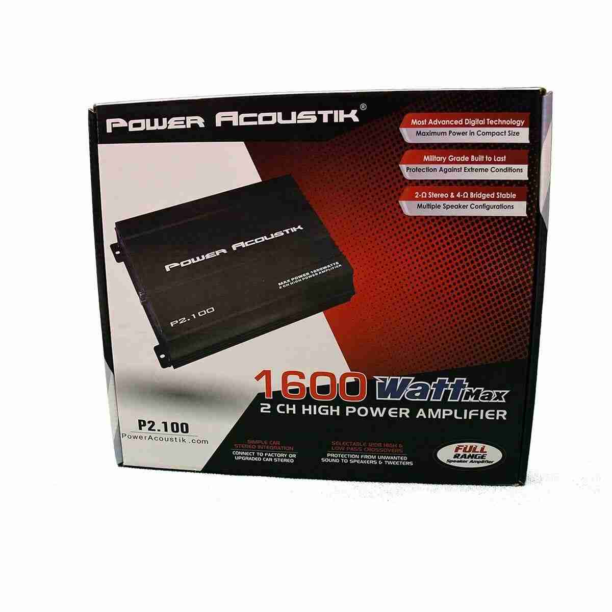 Power Acoustik P2.100 2CH Amplifier - Thumbnail 2