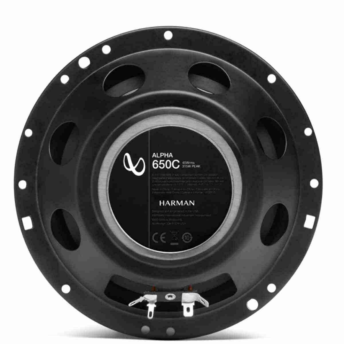 Infinity Alpha 650C 6.5 inch Two-Way Component Car Speaker - Thumbnail 3
