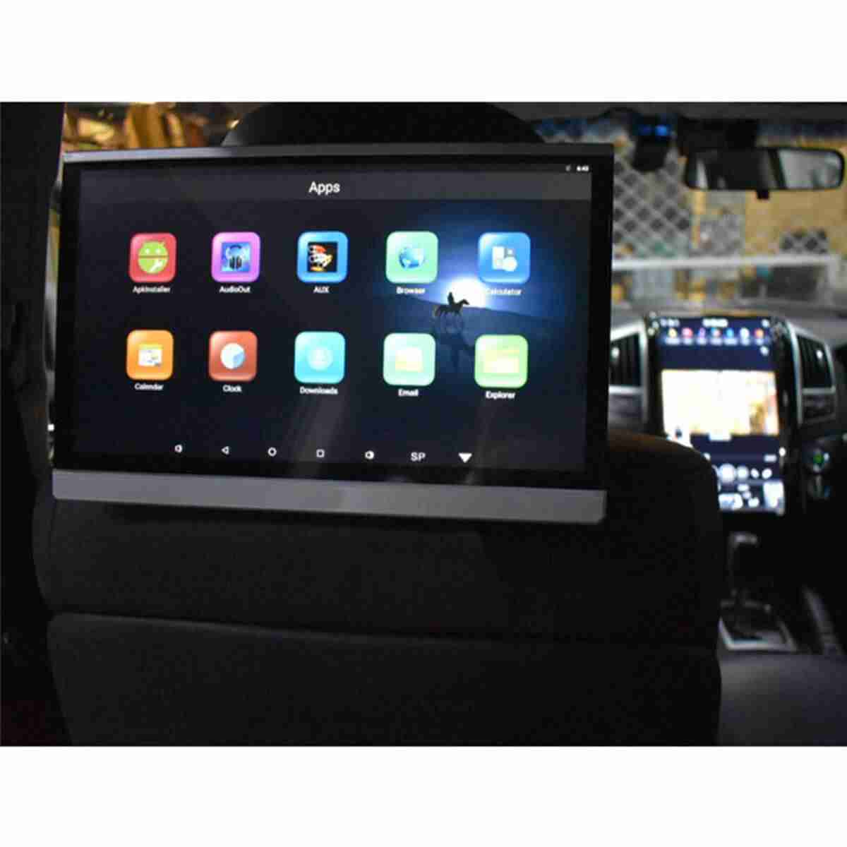 Android Universal Headrest Tablet 12.5 Inch Screen IPS Display Multimedia System - Thumbnail 3