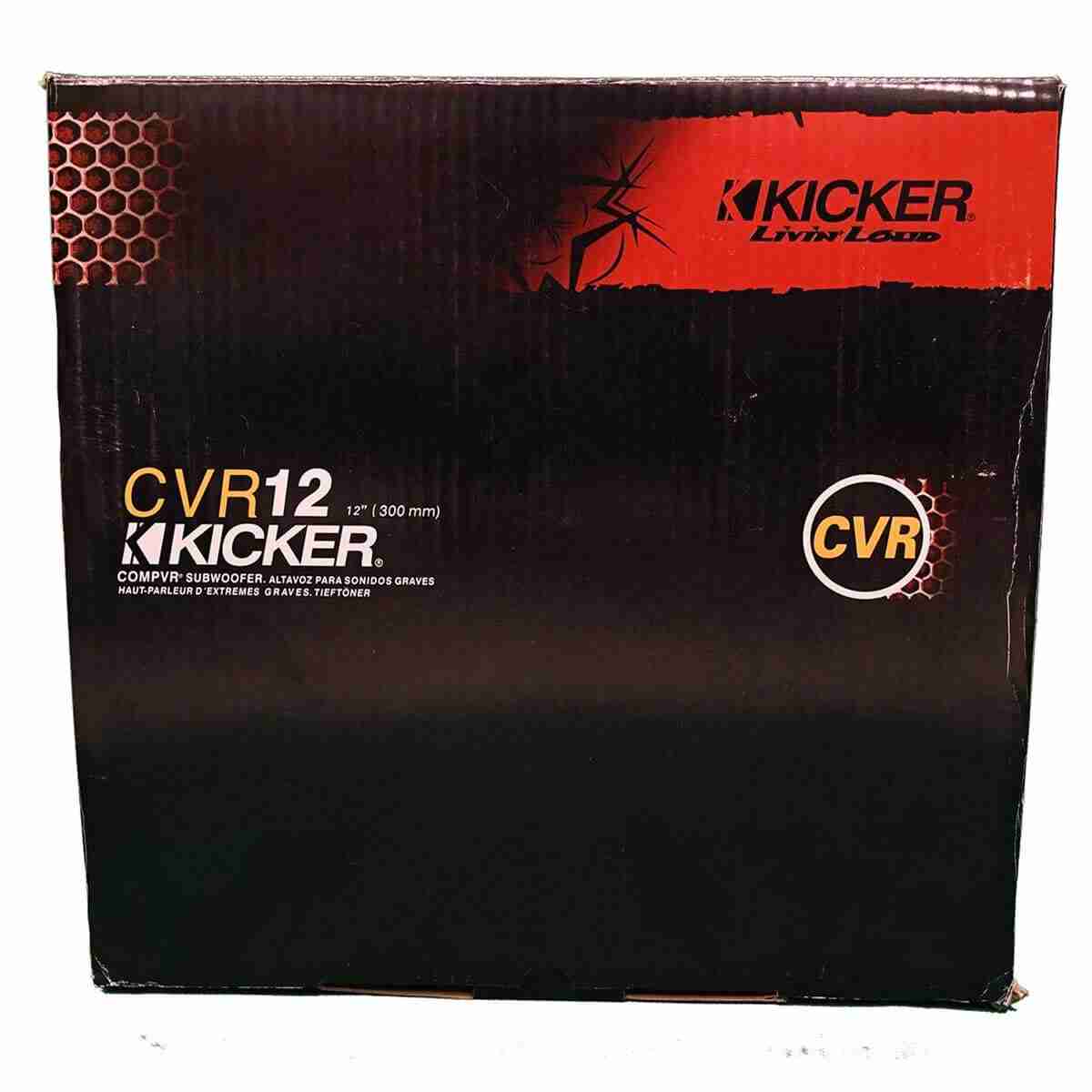 Kicker CVR12 12 Inch 4 Ohm DVC Subwoofer - Thumbnail 2