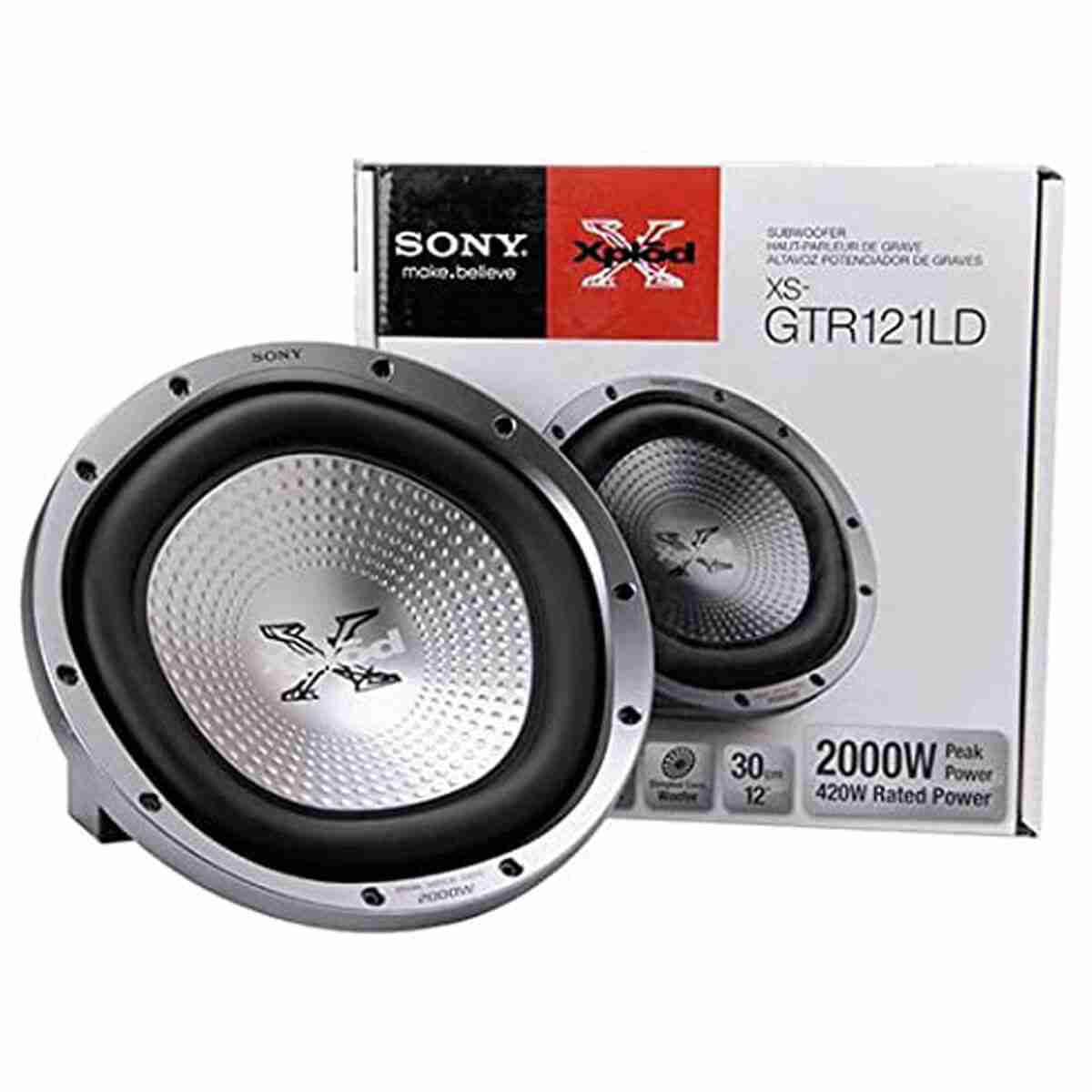 Sony XS-GTR121LD 12" Dual Voice Coil Car Audio Subwoofer (2000 W 420 RMS) - Thumbnail 2