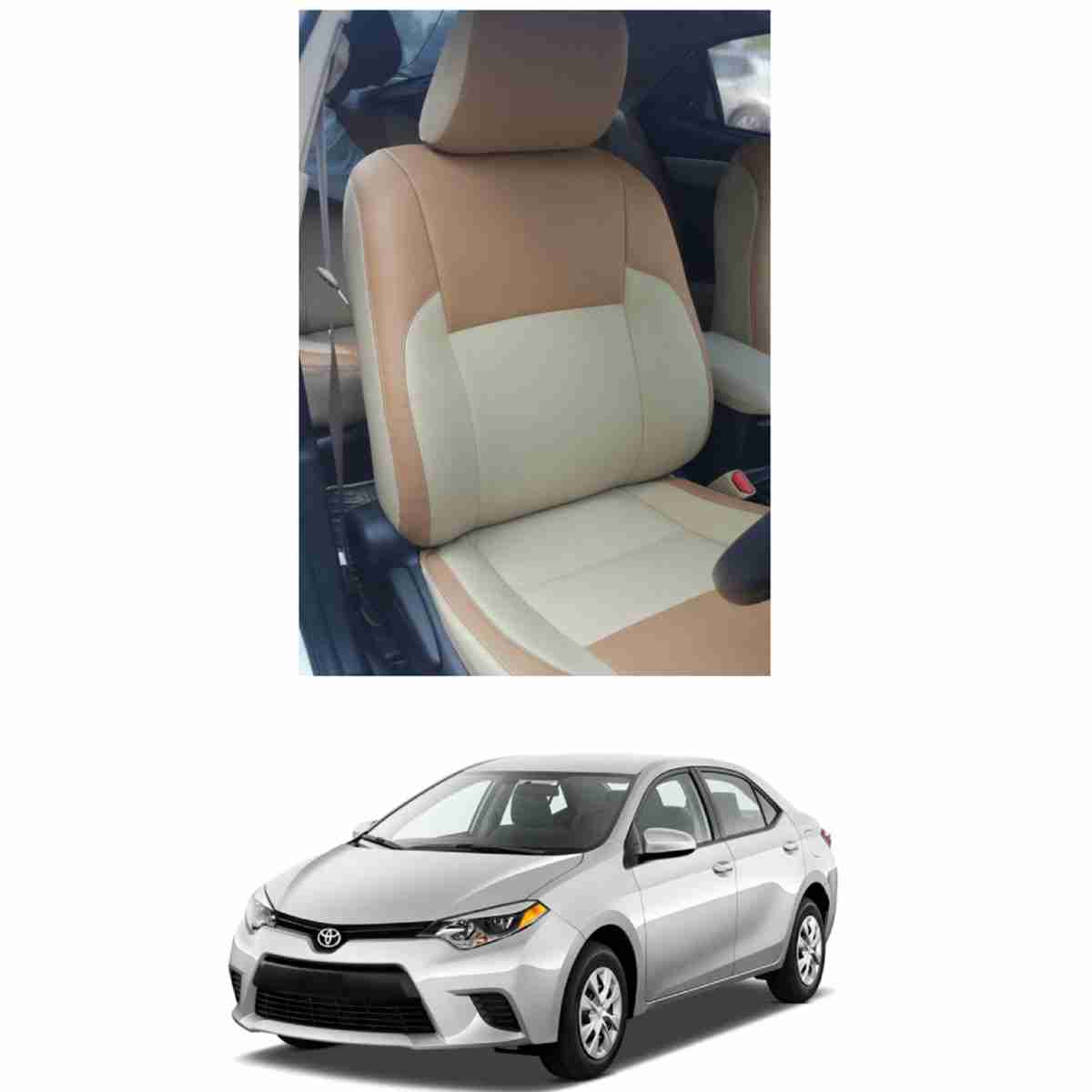 Seat Cover for Corolla 2014 to 2020 in Rexine - Image 1