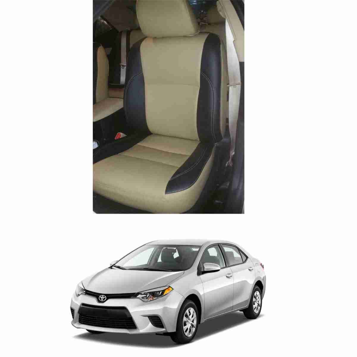 Seat Cover for Corolla 2014 to 2020 in Rexine - Image 1