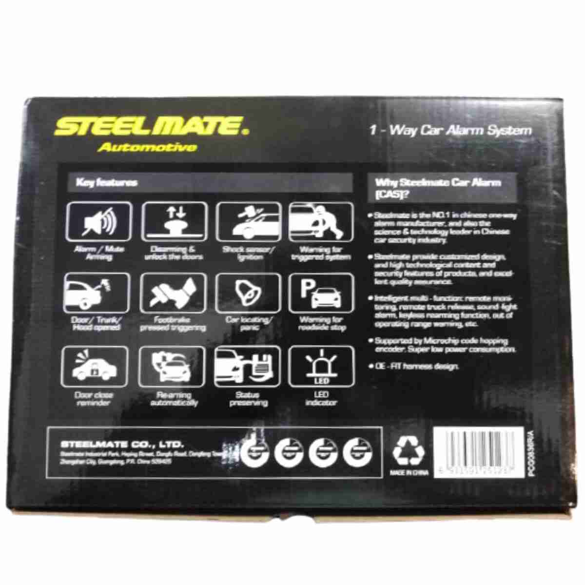 Steelmate Automotive Comprehensive 1-way car alarm system 838PX - Thumbnail 2