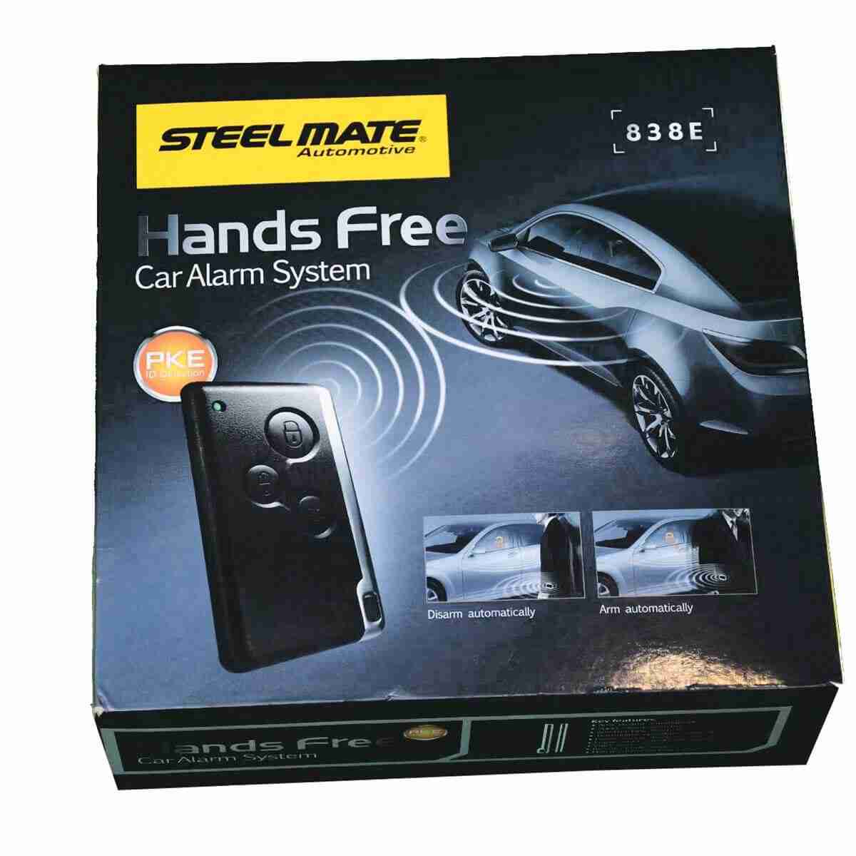 Steelmate 838E PKE Car Alarm System - Remote Trunk Release - Anti-Hijacking - Engine Start with ID Detection - Thumbnail 2