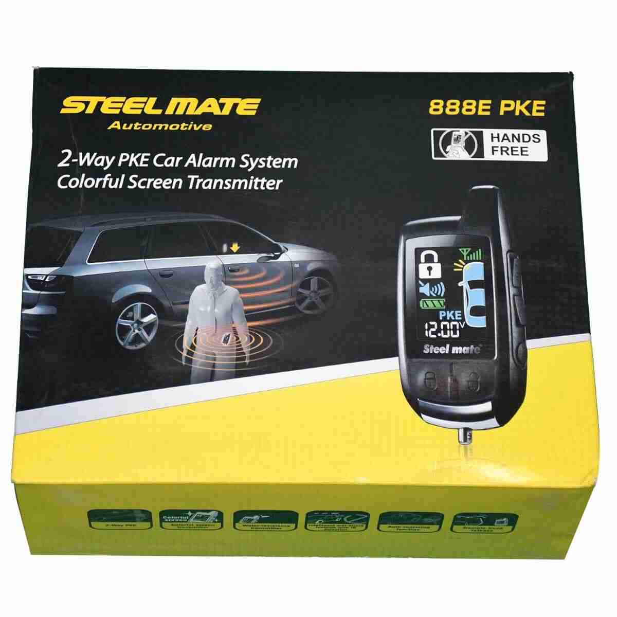 Steelmate 888E Two Way LCD Car Alarm Keyless Entry Security System - Thumbnail 3
