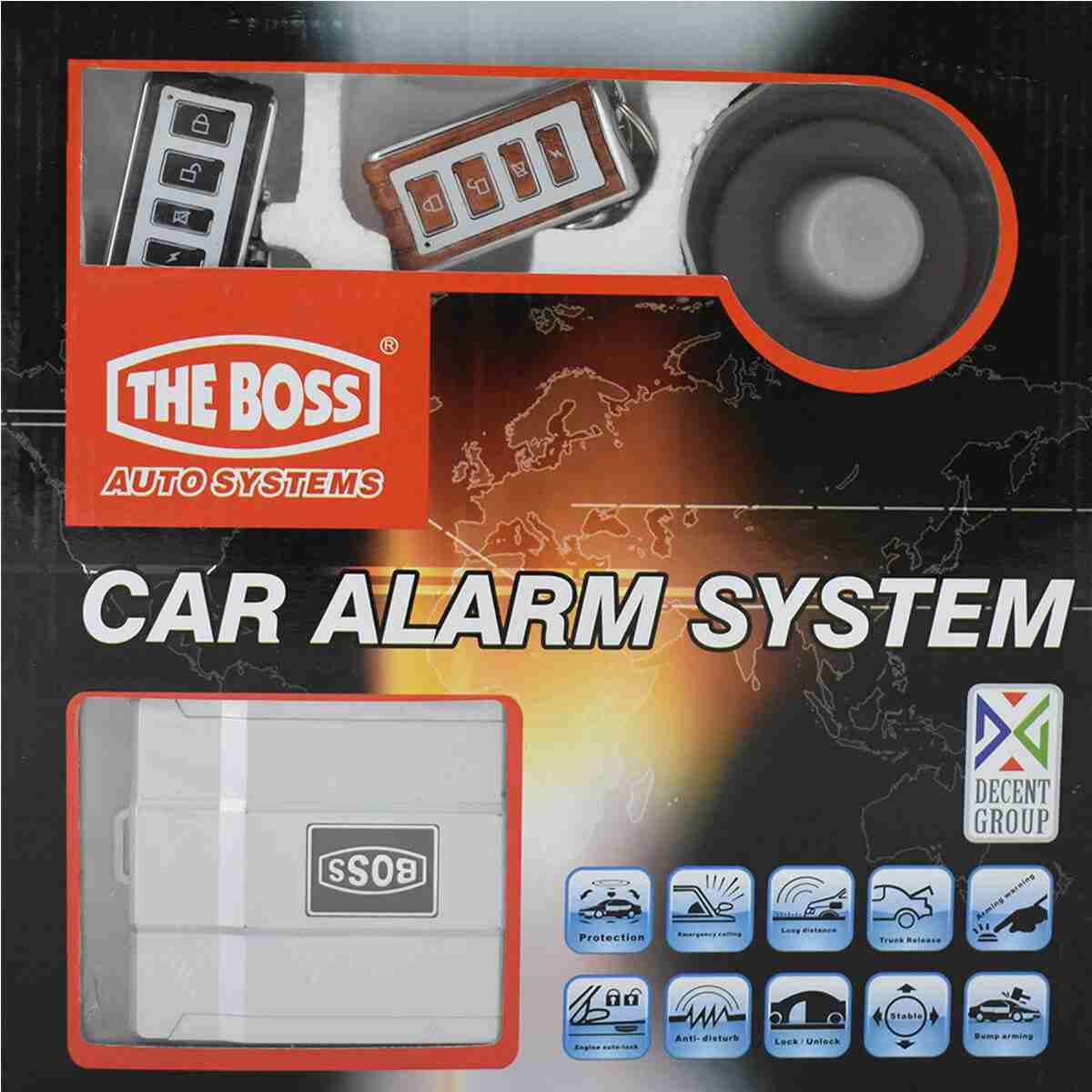 The Boss Car Alarm Security System Style A - Thumbnail 2