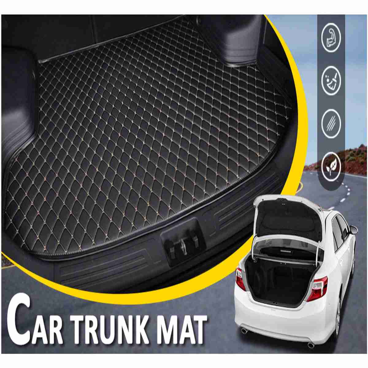 7D Trunk Mat For Toyota CHR 2017 to 2021 - Thumbnail 2