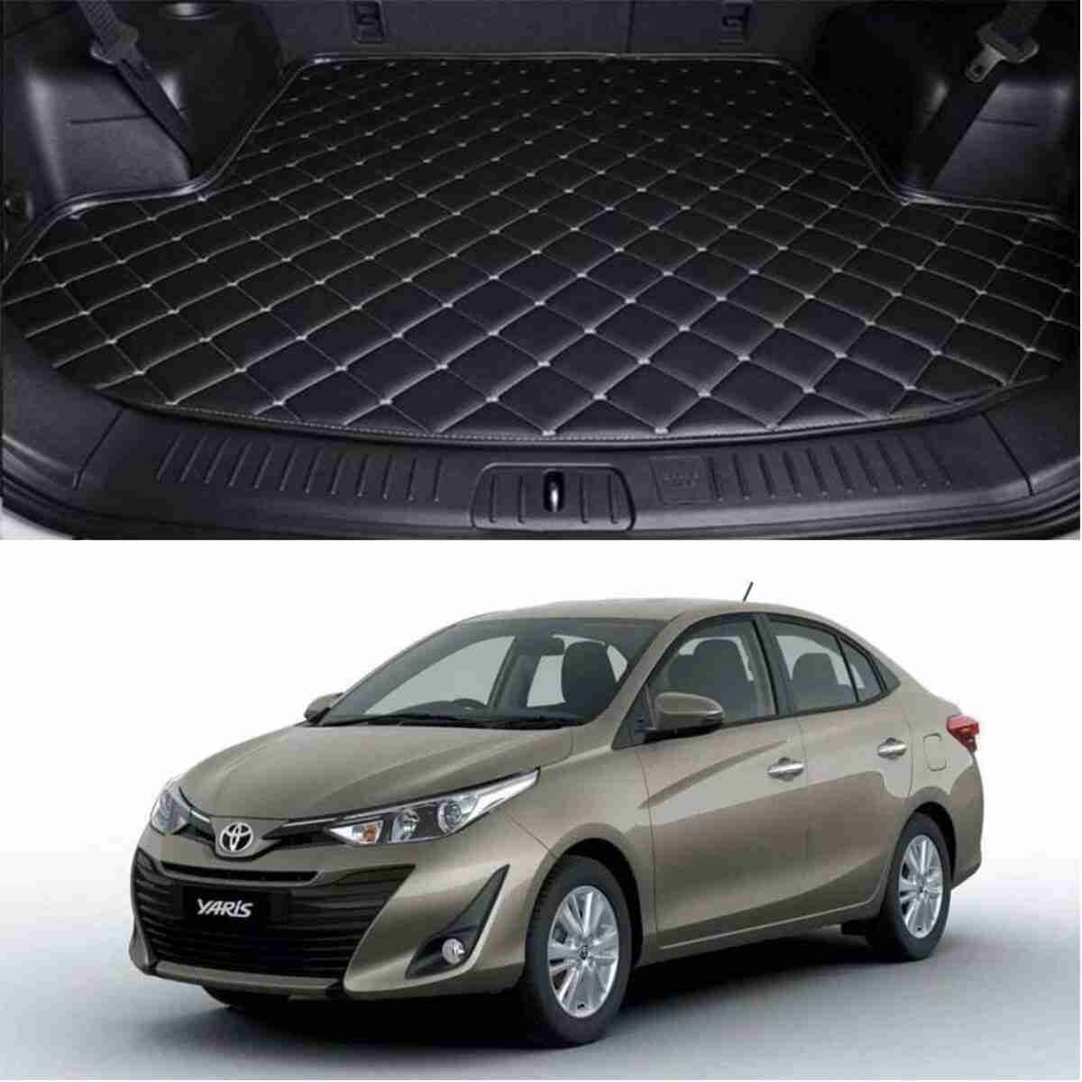 7D Trunk Mat For Toyota Yaris 2020 to 2021 - Image 1