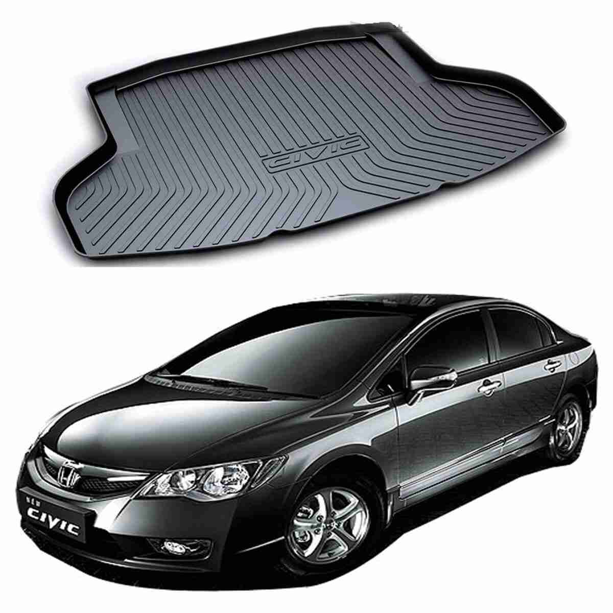 Trunk Mat - Trunk Tray - Trunk Boot Mat 5D - Digi Tray for Honda Civic 2007 to 2012 - Image 1