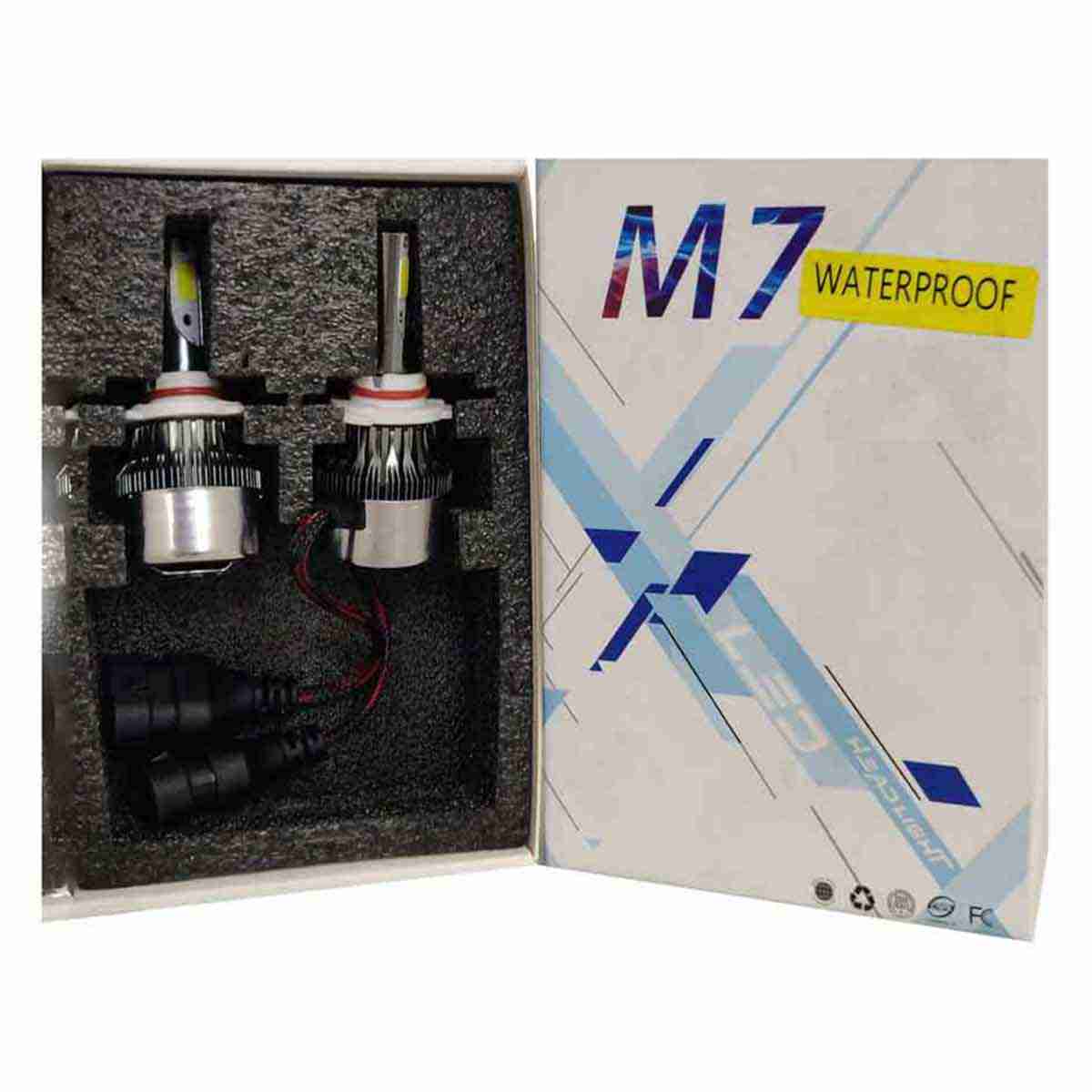 LED Headlight Bulbs All-in-One Conversion Kit - M7 Mini Series Cool White - Fog Light Bulbs - Grips 9005/9006/H4/H11/H3/H7/9005 - Thumbnail 2