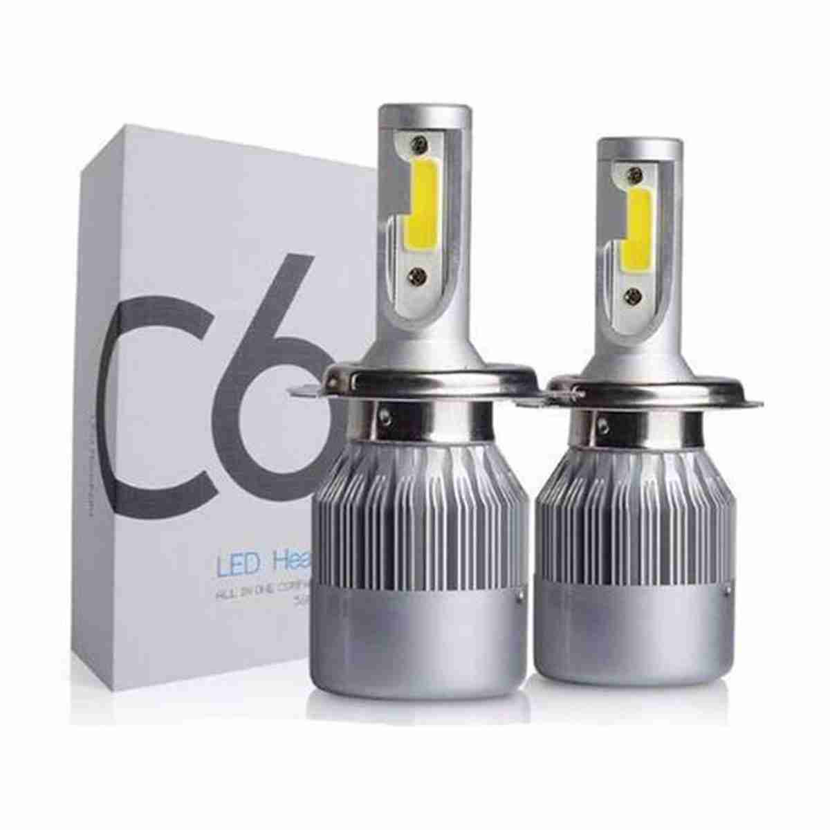 C6 Led Headlight Bulb 36W/3800LM Bulbs - Grips 9005/9006/H4/H11/H3/H7 - Thumbnail 2