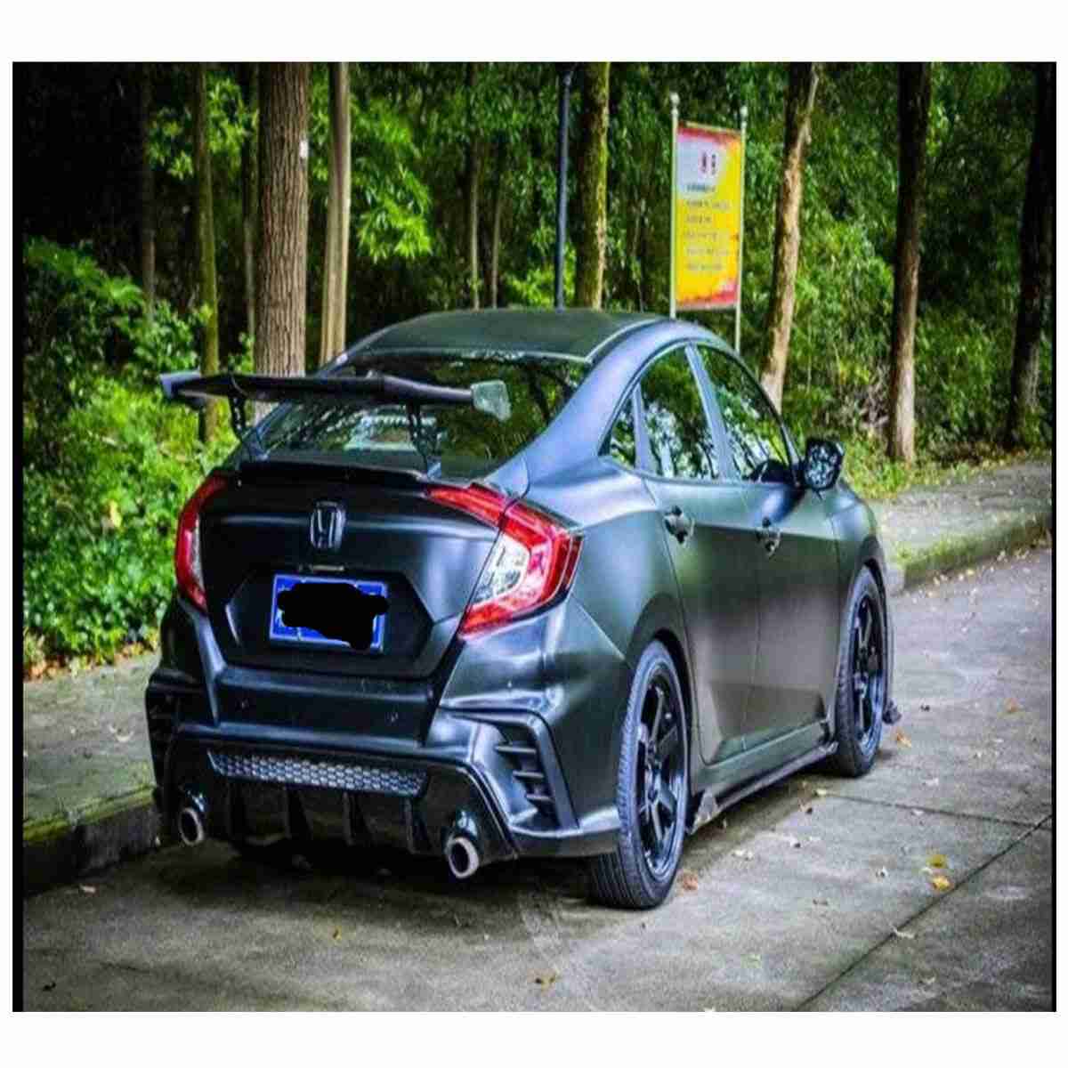 Honda Civic 2016 to 2021 Body Kit  FC 450 Style - Thumbnail 4