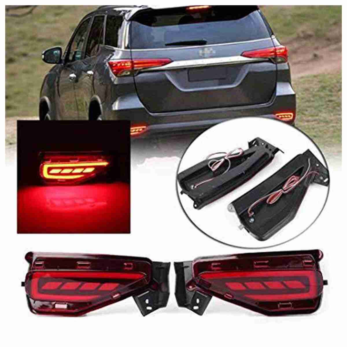 Back Bumper Reflector Led for Fortuner-2019 - Thumbnail 3