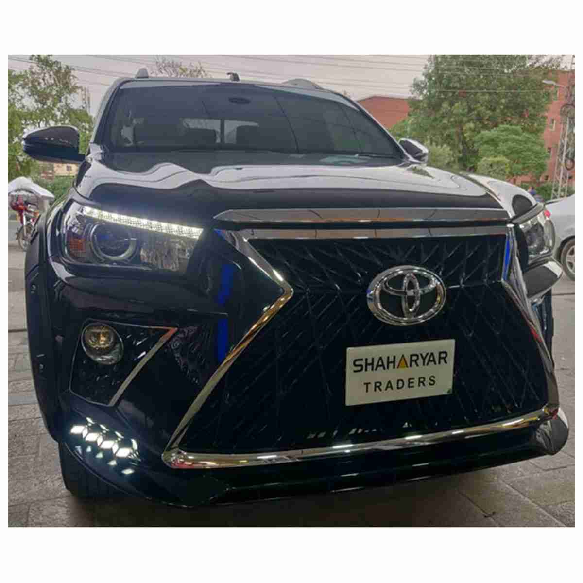 Toyota Hilux Revo 2016 to 2020 Front Bumper LX570 TRD Body Kit V1 Style 1Pcs - Image 1