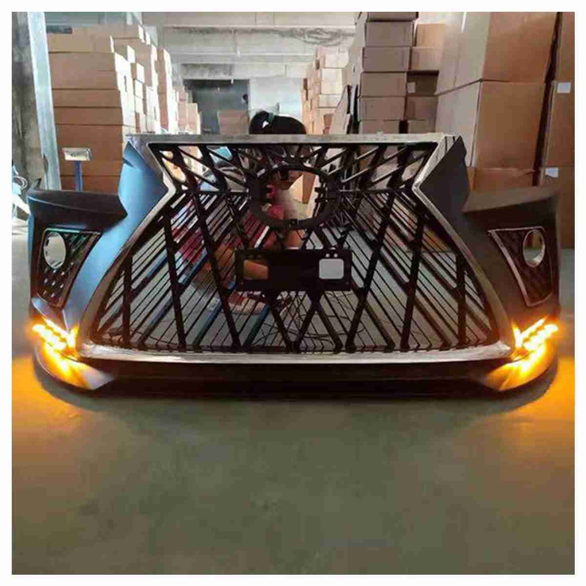 Toyota Hilux Revo 2016 to 2020 Front Bumper LX570 TRD Body Kit V1 Style 1Pcs - Thumbnail 3