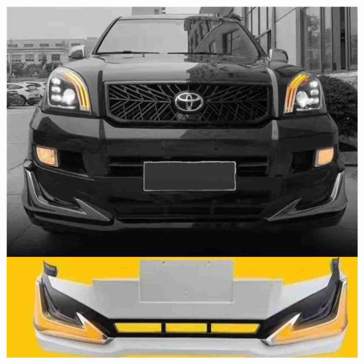 Land Cruiser FJ120 Modellista 2004 to 2008 Front Extender / Body Kit - Image 1