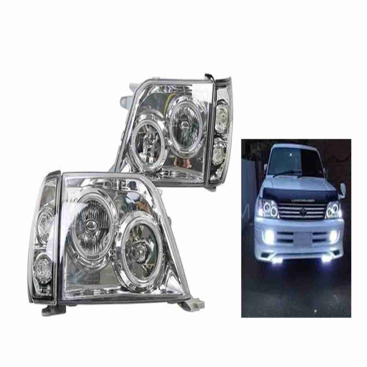Headlight / Head Lamp For Toyota Land Cruiser FJ90 - Thumbnail 2