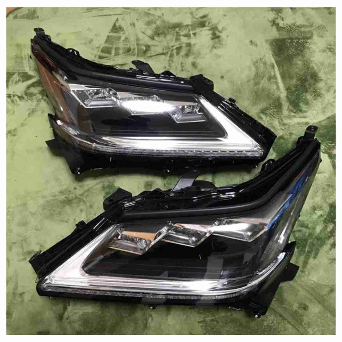 Genuine Lexus LX LX570 Triple Beam Led Headlight Set With Led modules Made in Japan - Thumbnail 2