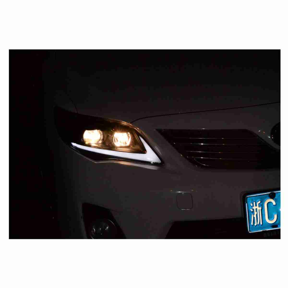 NIKE Style Headlights for Toyota Corolla 2011 to 2014 - Thumbnail 3