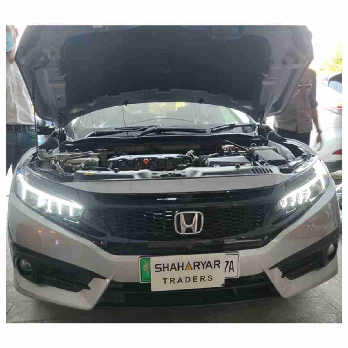 Audi Style LED Headlights - Phantom Venom Style for Honda Civic 2016 to 2020 - Thumbnail 2