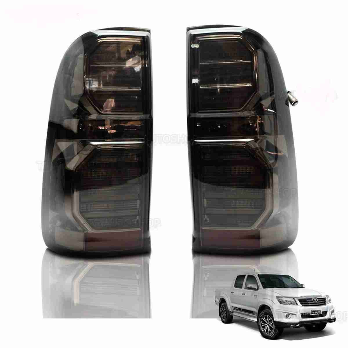 LED Tail Light Smoke Black Lamp For Toyota Hilux Vigo - Image 1
