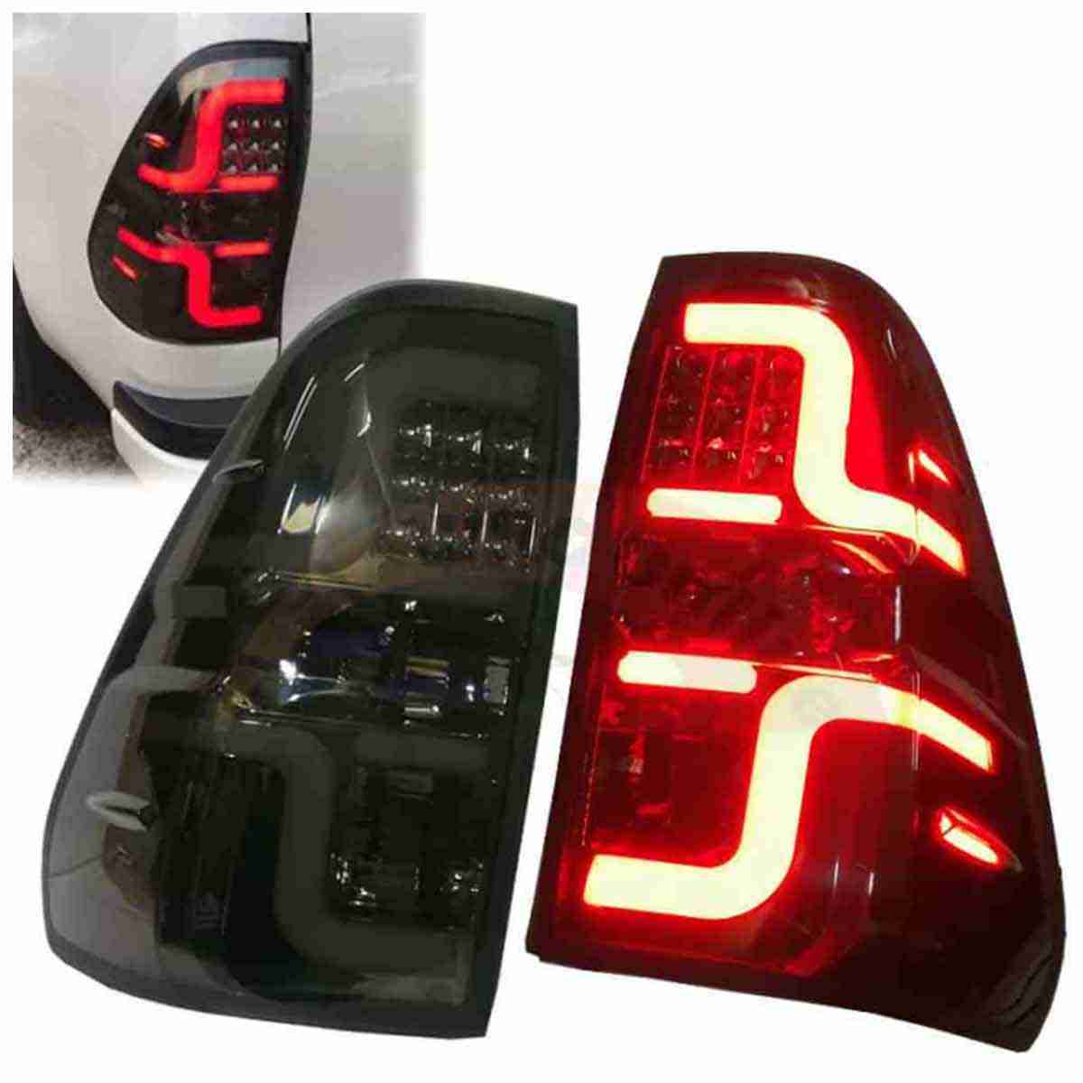 Tail Lights Smoke Neon Version 2 Made in Taiwan for Toyota Hilux Revo 2016 To 2020 - Image 1